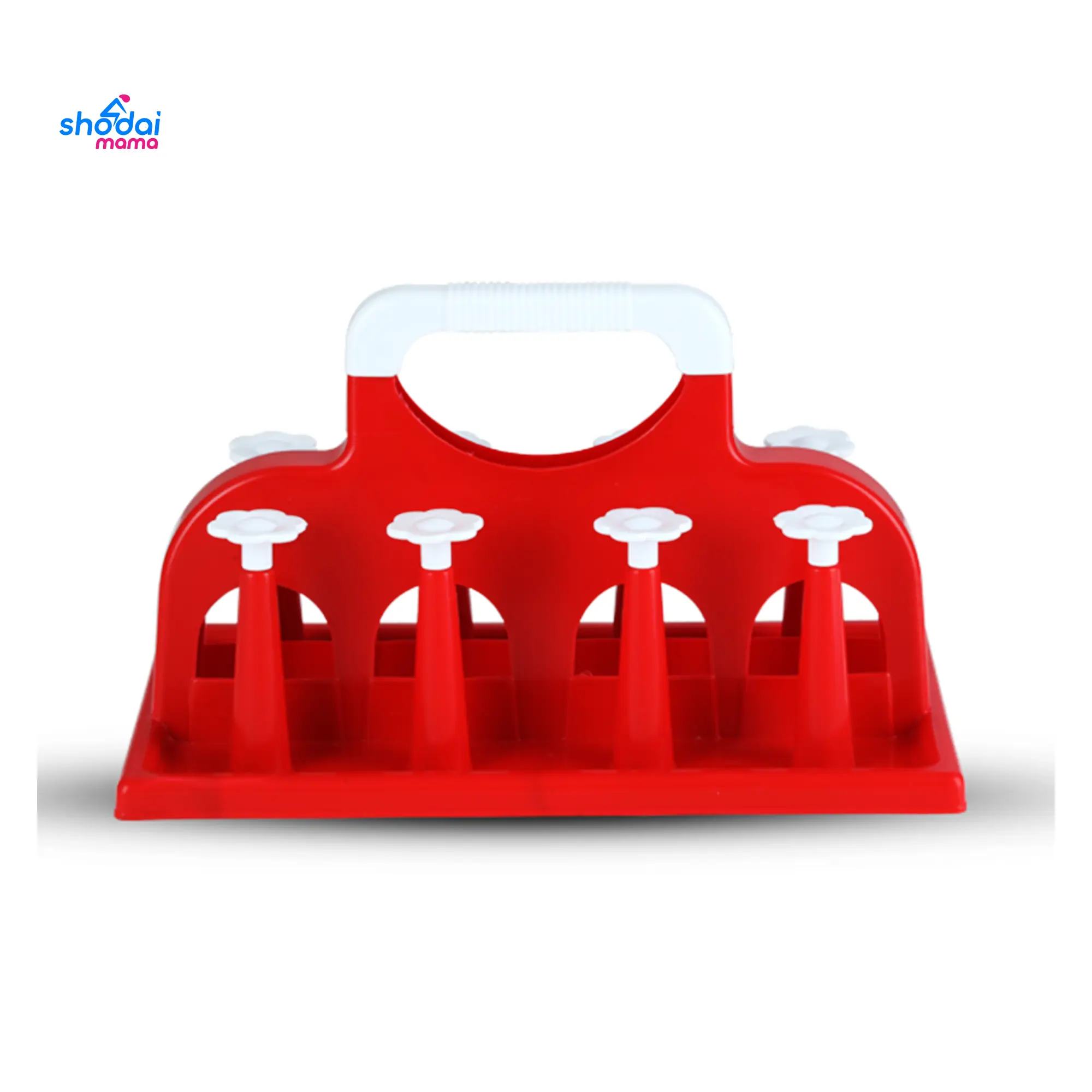 Sunflower Glass Stand - Red